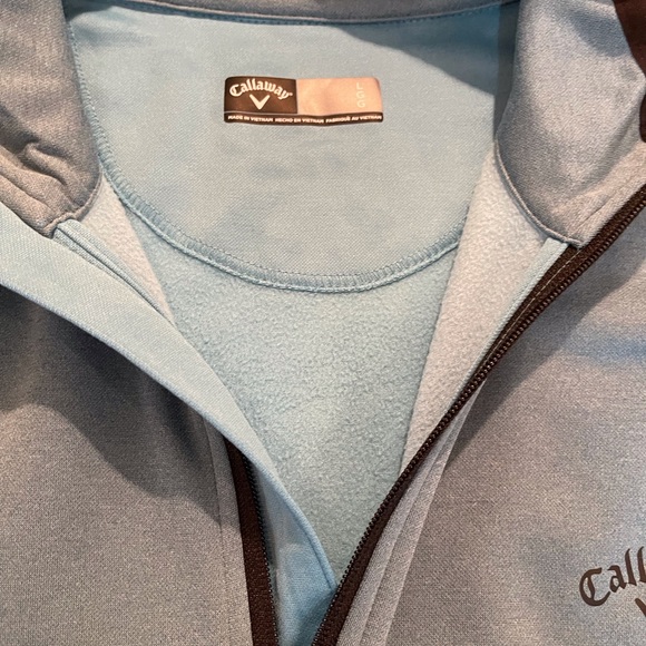 Men’s Callaway Fleece Lined pull over 1/4 zip - Picture 3 of 8